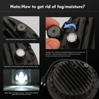 7 inch H4 / H13 DC 9V-30V 4000LM 6000K 40W 7 inch Car Round Shape LED Headlight Lamps for Jeep Wrangler, DC 9V-30V 4000LM 6000K 40W