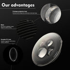 7 inch H4 / H13 DC 9V-30V 4000LM 6000K 40W 7 inch Car Round Shape LED Headlight Lamps for Jeep Wrangler, DC 9V-30V 4000LM 6000K 40W