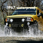 7 inch H4 / H13 DC 9V-30V 4000LM 6000K 40W 7 inch Car Round Shape LED Headlight Lamps for Jeep Wrangler, DC 9V-30V 4000LM 6000K 40W