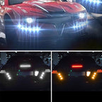 10 PCS 23mm 12LEDs SMD-4014 DC9-80V Motorcycle Eagle Eye Light, 12LEDs SMD-4014, 12LEDs SMD-4014(White Light)