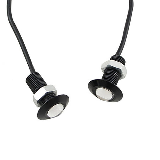 10 PCS 18mm 1.5W DC9-80V Motorcycle Eagle Eye Light Single Lens, 18mm Single Lens(Yellow Light), 18mm Single Lens(Red Light), 18mm Single Lens(White Light)
