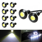 10 PCS 23mm 1.5W DC9-80V Motorcycle Eagle Eye Light Single Lens, 23mm Single Lens(White Light), 23mm Single Lens(Red Light), 23mm Single Lens(Yellow Light)