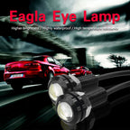 10 PCS 23mm 1.5W DC9-80V Motorcycle Eagle Eye Light Double Lens, 23mm Double Lens(Red Light), 23mm Double Lens(White Light), 23mm Double Lens(Yellow Light)