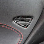 2pcs/Set Forged Gold Foil Carbon Fiber Car Door Air Outlet Decorative Sticker for Chevrolet Corvette C8 2020-, Left and Right Driver, Door Air Outlet