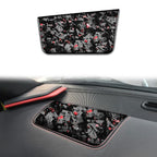 Forged Gold Foil Carbon Fiber Car Front Passenger Seat Panel Decorative Sticker for Chevrolet Corvette C8 2020-, Right Driver, Front Passenger Seat Panel, Right Driver