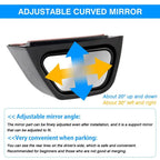 For Suzuki Jimny JB74 / JB64 2018- Car Rear-view Blind Spot Wide-angle Auxiliary Mirror, Right Side, Left Side