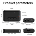 2 in 1 Car Bluetooth AUX Receiver Transmitter Bluetooth Audio Adapter, A28