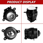 T11 2pcs/Pack 55W 3 inch High Power Dual Lens Fog Light, Low Holder for LADA Priora 2007-2013, High Holder for LADA VAZ 2170 / 2171 / 2072, Left and Right Oblique Angle for LADA 2190 / 2192