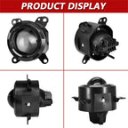 T14 2pcs/Pack 55W 3 inch High Power Dual Lens Fog Light Left and Right Mount Holder Style, For DAF Trucks