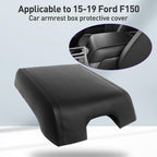 Car Central Armrest Box Protective Leather Cover Mat for Ford F150 2015-2020, For Ford F150 2015-2020