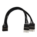 Desktop Computer Motherboard 2 in 1 9 Pin USB Adapter Extension Cable, 9 Pin