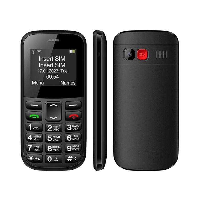 MXMID B210 Keypad Phone, 1.77 inch SC6531E, LED Flashlight, Big Keyboard Big Fonts, SOS, Network: 2G, Dual SIM, EU Plug, US Plug, UK Plug, AU Plug