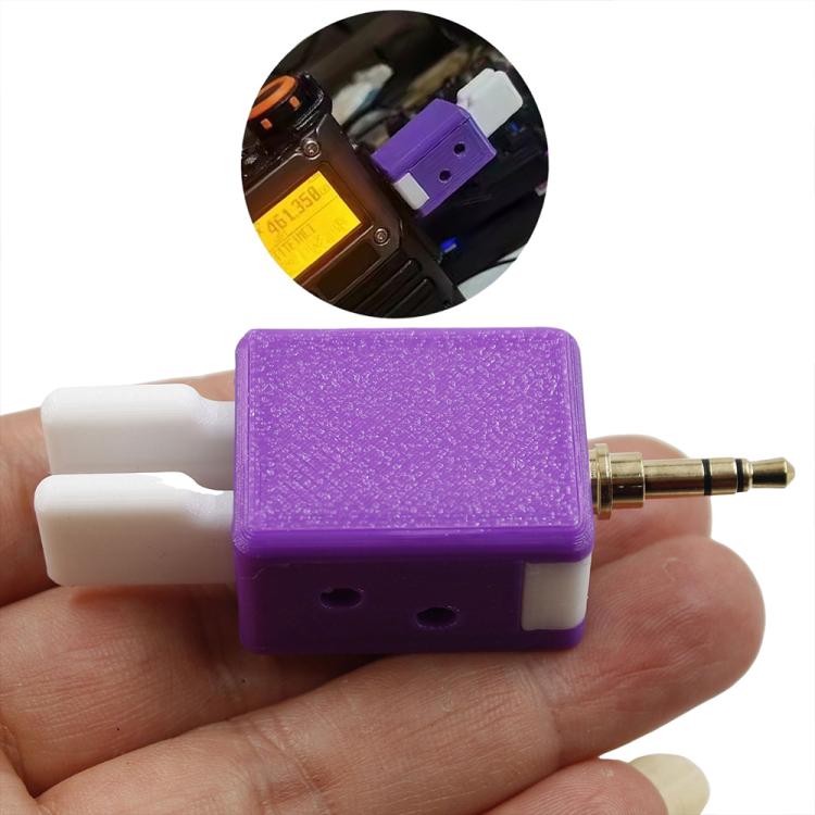 For Quansheng K5 / K6 Walkie-talkie CW Double Paddle Automatic Key Adjustable Finger Force Key