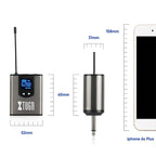 XTUGA A2 UHF Lavalier Headworn Wireless Microphone with Bodypack Transmitter, A2