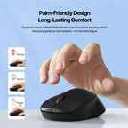 DUX DUCIS DM Series Bluetooth 2.4GHz Wireless Mouse, 1600/1200/800DPI