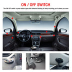 2pcs/Pack Car 70W High-power Matrix Eyes Work Light with Cable Set, Eyes