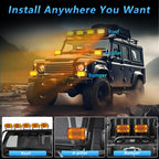 2pcs/Pack Car 70W High-power Matrix Eyes Work Light with Cable Set, Eyes