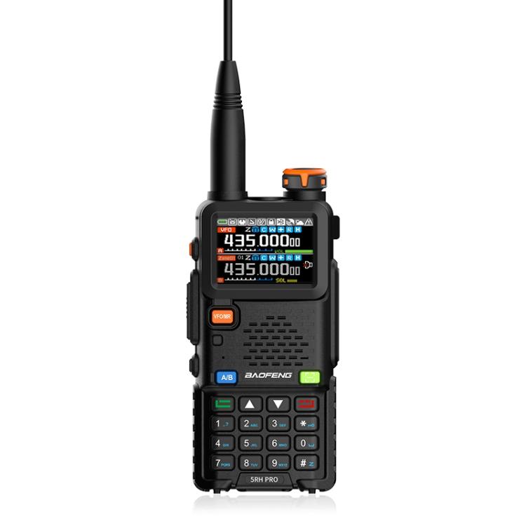 Baofeng 5RH PRO Handheld GPS/Beidou System Positioning Bluetooth Programmable Intercom, EU Plug, US Plug