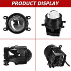 T09 2pcs/Pack 55W 3 inch High Power Dual Lens Fog Light, T09 Four-corner Universal, T09 Oblique Universal