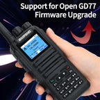 Baofeng DM-1701 1.77 inch Ccolor Screen DMR Direct Dual Capacity Standard Handheld Walkie Talkie, EU Plug, US Plug