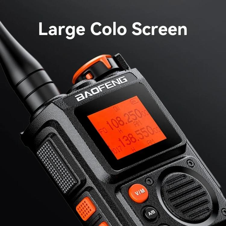 Baofeng K6 1.44 inch Screen FM Handheld Analog Walkie Talkie, EU Plug, US Plug