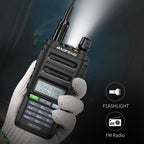 Baofeng UV-9R PRO Dot Matrix LCD Screen IP57 Waterproof Handheld Analog Walkie Talkie, EU Plug, US Plug