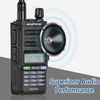 Baofeng UV-9R PRO Dot Matrix LCD Screen IP57 Waterproof Handheld Analog Walkie Talkie, EU Plug, US Plug