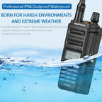 Baofeng UV-9R PRO Dot Matrix LCD Screen IP57 Waterproof Handheld Analog Walkie Talkie, EU Plug, US Plug