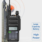 Baofeng UV-9R PRO Dot Matrix LCD Screen IP57 Waterproof Handheld Analog Walkie Talkie, EU Plug, US Plug