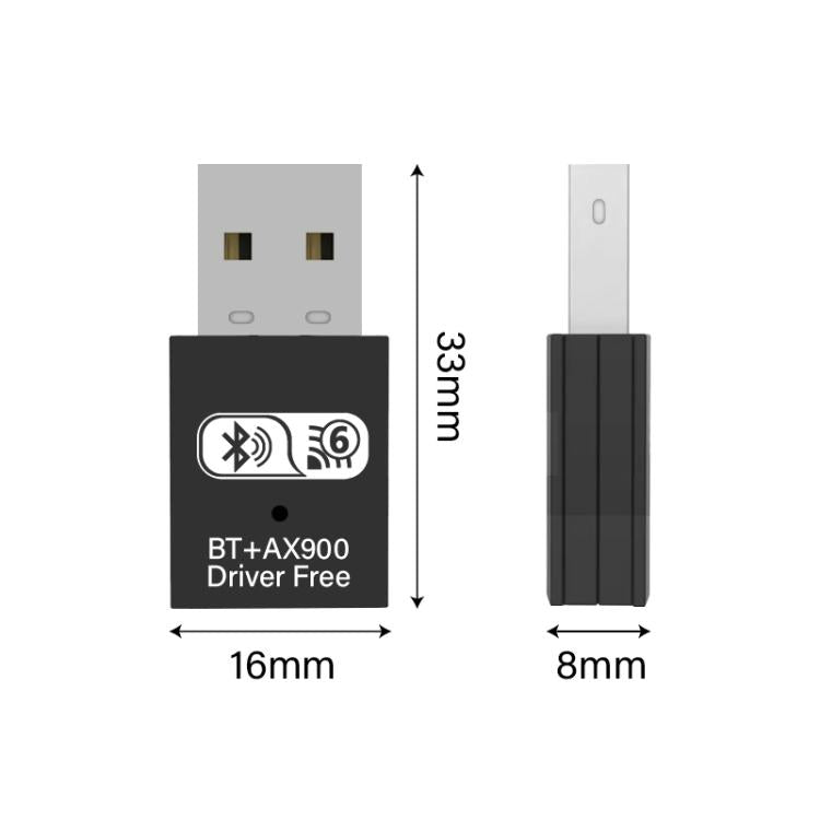 RE-905 Built-in Antenna Bluetooth WiFi 2 in 1 Computer Driver-free USB Network Adapter, RE-905