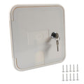 RV / Camper Power Cable Hatch with Screws and Key, Power Cable Hatch