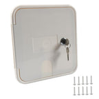 RV / Camper Power Cable Hatch with Screws and Key, Power Cable Hatch