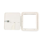 RV / Camper Power Cable Hatch with Screws and Key, Power Cable Hatch