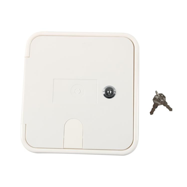 RV / Camper Power Cable Hatch with Screws and Key, Power Cable Hatch