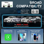 2 in 1 Car CarPlay and Android Auto Wired to Wireless Smart Box Adapter Mini USB Converter, Mini USB Smart Box Adapter