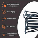 100pcs / Pack PP Universal Cable Tie Buckle, 100pcs / Pack
