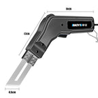 MOYI Sponge Foam Heat Cutter Plastic Thermal Melting Knife with 5cm Blade, EU Plug, US Plug