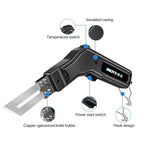 MOYI Sponge Foam Heat Cutter Plastic Thermal Melting Knife with 5cm Blade, EU Plug, US Plug