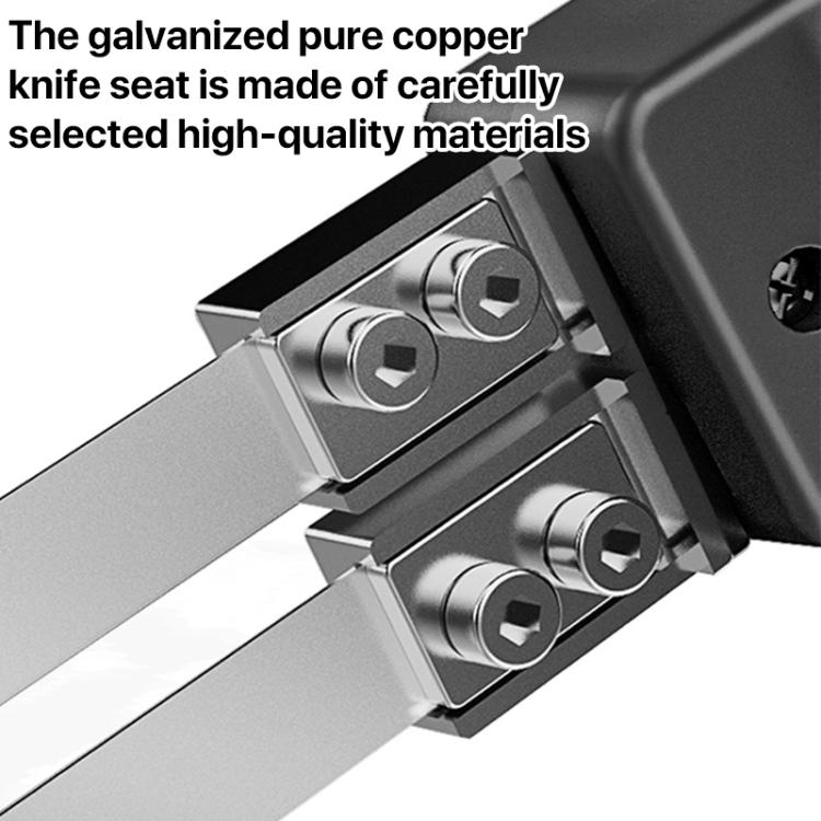 MOYI Sponge Foam Heat Cutter Plastic Thermal Melting Knife with 5cm Blade, EU Plug, US Plug