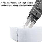 MOYI Sponge Foam Heat Cutter Plastic Thermal Melting Knife with 5cm Blade, EU Plug, US Plug