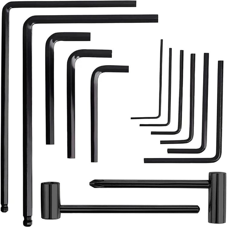 13pcs / Set Hexagon Wrenches For Guitar Repair Tools