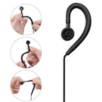 2 Pin Walkie-talkie Headset Mic Earphone for Baofeng UV5R / Quansheng UV K5 / K6 8800