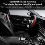 Car Leather Carbon Fiber Stitching Seat Belt Shoulder Guard