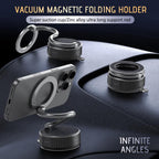 H3 Folding Vacuum Adsorption Magnetic Car Phone Holder, H3