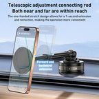 J34 Retractable Vacuum Adsorption Magnetic Car Phone Holder, J34