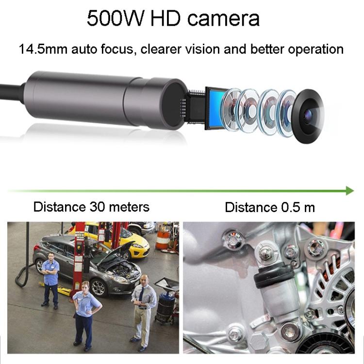 TESLONG NTS500 8mm Dual Lens 5m Industrial Pipeline Endoscope with 5 inch HD Screen, 8mm Dual Lens / 5m