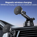 Yesido DS30 2 in 1 15W Wireless Charging Car Desktop Stand