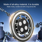 17mm Universal Ball MagSafe Magnetic Adapter Car Phone Holder Base, C4 Solid Color Black, C5 Hexagonal Black, C6 Round Black, C6 Round Silver