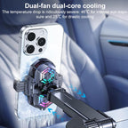 H5 17mm Universal Ball RGB Semiconductor Heat Dissipation Car Phone Holder Base, H5