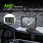 5 inch Digital Wired 1 to 1 Reversing Display Screen Car Central Control Machine Set, With Europe Short License Plate Holder, With North America Long License Plate Holder